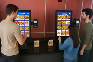 Thrive Kiosk in Use